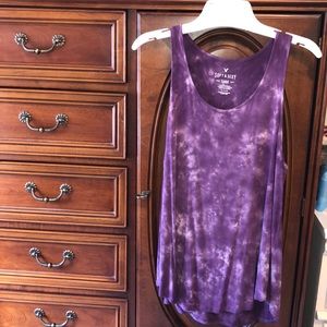 American Eagle Soft and Sexy Purple Tie-dye Tank